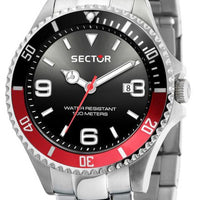 Sector 230 Black Dial Stainless Steel Quartz R3253161021 100m Men's Watch