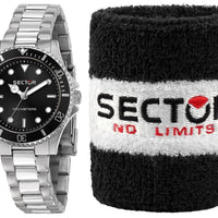 Sector 230 Black Dial Stainless Steel Quartz R3253161529 100m Women's Watch