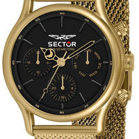 Sector 660 Black Dial Gold Tone Stainless Steel Quartz R3253517016 Men's Watch
