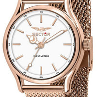 Sector 660 White Dial Rose Gold Tone Stainless Steel Quartz R3253517503 Women's Watch