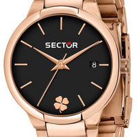 Sector 665 Black Dial Rose Gold Tone Stainless Steel Quartz R3253524503 Women's Watch