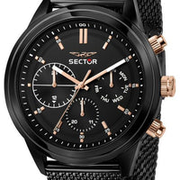 Sector 670 Black Dial Stainless Steel Quartz R3253540002 Men's Watch