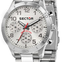 Sector 270 Chronograph White Silver Dial Stainless Steel Quartz R3253578019 Men's Watch