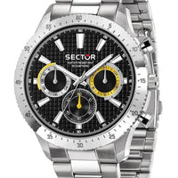 Sector 270 Dual Time Multifunction Stainless Steel Black Dial Quartz R3253578021 Men's Watch