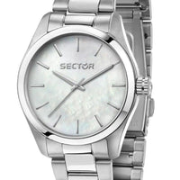 Sector 270 Just Time Stainless Steel Mother Of Pearl Dial Quartz R3253578510 Women's Watch