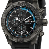 Sector Diving Team Chronograph Silicon Strap Diver's Quartz R3271635001 300m Men's Watch