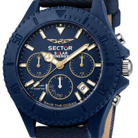 Sector Save The Ocean Chronograph Blue Matt Dial Quartz R3271739001 Men's Watch