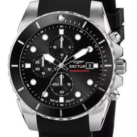 Sector 450 Chronograph Plastic Strap Black Dial Quartz R3271776011 100m Men's Watch