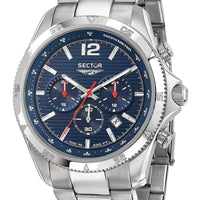 Sector 650 Chronograph Stainless Steel Blue Dial Quartz R3273631003 100m Men's Watch