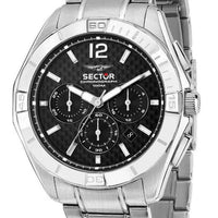 Sector 790 Chronograph Stainless Steel Black Dial Quartz R3273636003 100m Men's Watch