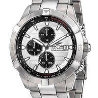Sector Adv2500 Chronograph Stainless Steel White Dial Quartz R3273643005 100m Men's Watch