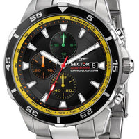 Sector Adv2500 Chronograph Black Dial Stainless Steel Quartz R3273643006 100m Men's Watch