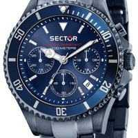 Sector 230 Chronograph Dark Blue Dial Stainless Steel Quartz R3273661026 100m Men's Watch
