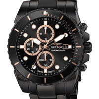 Sector 450 Chronograph Stainless Steel Black Dial Quartz R3273776005 100m Men's Watch