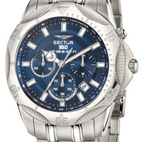Sector 950 Chronograph Blue Sunray Dial Stainless Steel Quartz R3273981006 100m Men's Watch