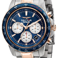 Sector 550 Chronograph Blue Dial Two Tone Stainless Steel Quartz R3273993001 100m Men's Watch