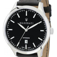 Maserati Attrazione Black Sunray Dial Automatic R8821126001 Men's Watch