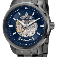 Maserati Successo Blue Skeleton Dial Automatic R8823121001 Men's Watch