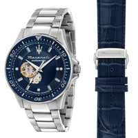 Maserati Sfida Diamond Open Heart Dial Automatic R8823140007 100m Men's Watch