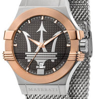 Maserati Potenza Grey Dial Stainless Steel Quartz R8853108007 100m Men's Watch