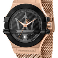 Maserati Potenza Black Dial Quartz R8853108009 100m Men's Watch