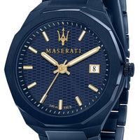 Maserati Blue Edition Blue Dial Stainless Steel Quartz R8853141001 100m Men's Watch
