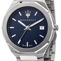 Maserati Stile Blue Dial Stainless Steel Quartz R8853142006 100m Men's Watch