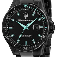 Maserati Aqua Edition Black Dial Stainless Steel Quartz R8853144001 100m Men's Watch