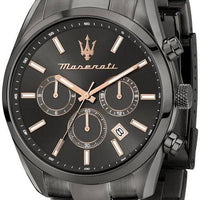 Maserati Attrazione Chronograph Stainless Steel Black Dial Quartz R8853151001 Men's Watch