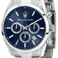 Maserati Attrazione Chronograph Stainless Steel Blue Dial Quartz R8853151005 Men's Watch