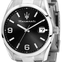 Maserati Attrazione Stainless Steel Black Dial Quartz R8853151007 Men's Watch