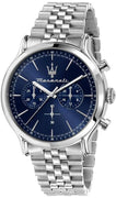 Maserati Epoca Chronograph Stainless Steel Blue Dial Quartz R8873618024 100m Men's Watch