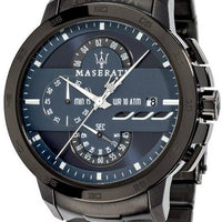 Maserati Ingegno Chronograph Stainless Steel Blue Dial Quartz R8873619001 100m Men's Watch