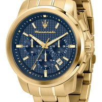 Maserati Successo Chronograph Blue Dial Quartz R8873621021 Men's Watch