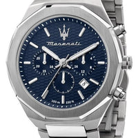 Maserati Stile Chronograph Blue Dial Quartz R8873642006 100m Men's Watch