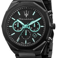 Maserati Aqua Edition Chronograph Black Dial Quartz R8873644001 100m Men's Watch
