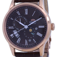 Orient Classic Sun  Moon Brown Dial Automatic Ra-ak0009t10b Men's Watch