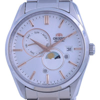 Orient Classic Sun  Moon Silver Dial Automatic Ra-ak0306s10b Men's Watch
