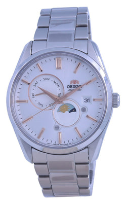 Orient Classic Sun  Moon Silver Dial Automatic Ra-ak0306s10b Men's Watch