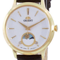 Orient Classic Sun  Moon White Dial Quartz Ra-kb0003s10b Women's Watch