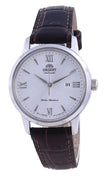 Orient Contemporary White Dial Leather Automatic Ra-nr2005s10b Women's Watch