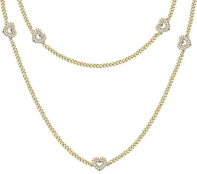 Morellato Incontri Gold Tone Stainless Steel Sauq03 Women's Necklace