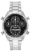 Seiko Prospex Speedtimer Chronograph Stainless Steel Black Dial Solar Sfj003p1 100m Men's Watch