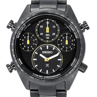 Seiko Prospex Speedtimer Limited Edition Chronograph Stainless Steel Black Dial Solar Sfj007p1 100m Men's Watch