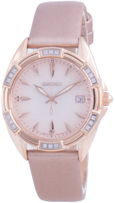 Seiko Diamond Accents Quartz Skk726 Skk726p1 Skk726p 100m Women's Watch