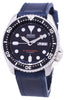 Seiko Automatic Skx007j1-ls13 Diver's 200m Japan Made Blue Leather Strap Men's Watch