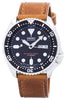 Seiko Automatic Diver's Ratio Brown Leather Skx007j1-ls9 200m Men's Watch
