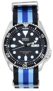 Seiko Black Dial Automatic Diver's Skx007j1-var-nato20 200m Men's Watch