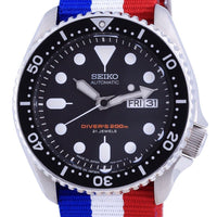 Seiko Automatic Diver's Japan Made Polyester Skx007j1-var-nato25 200m Men's Watch