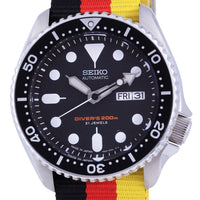 Seiko Automatic Diver's Japan Made Polyester Skx007j1-var-nato26 200m Men's Watch